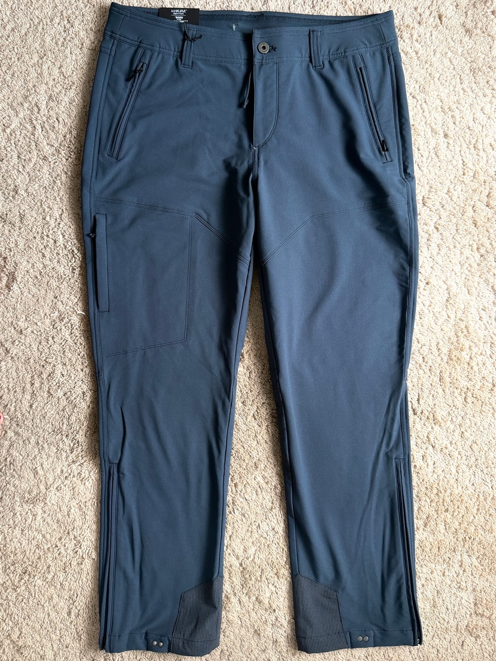 Kuhl Womens Pants Size 14 Klash Cargo Hiking Blue Outdoor Stretch Water Wind New - Picture 13 of 14